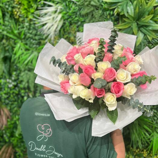 Pink and Green clouds