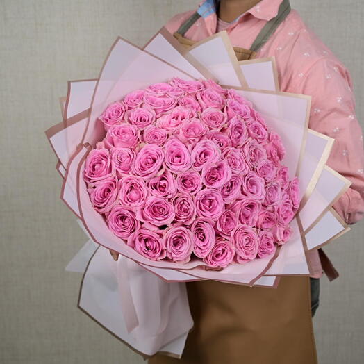 51 Pink Roses Bouquet-552
