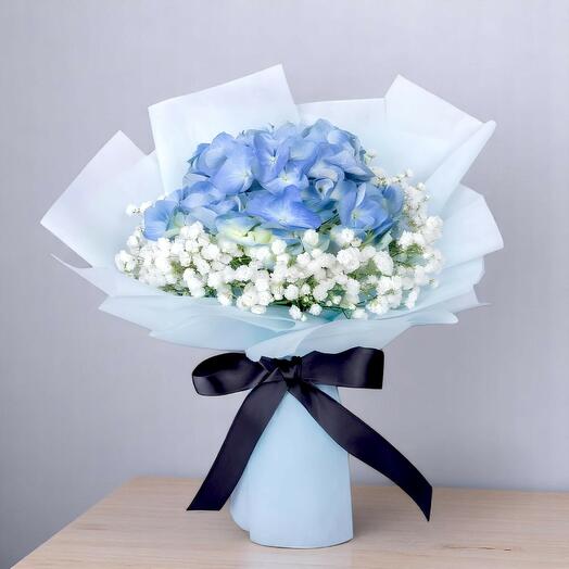Blue Hydrangea Bouquet