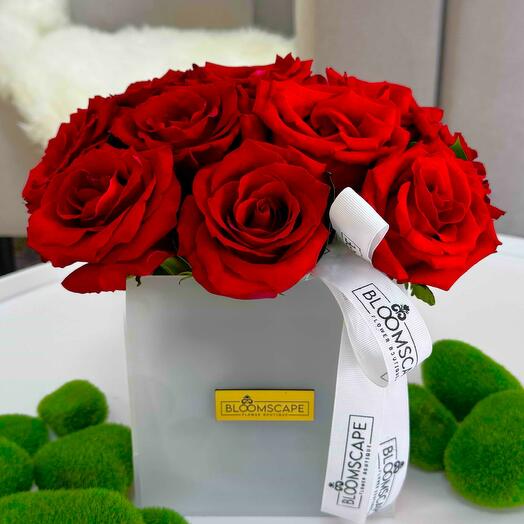 Большая цветочная коробка Strawberry Mody Red