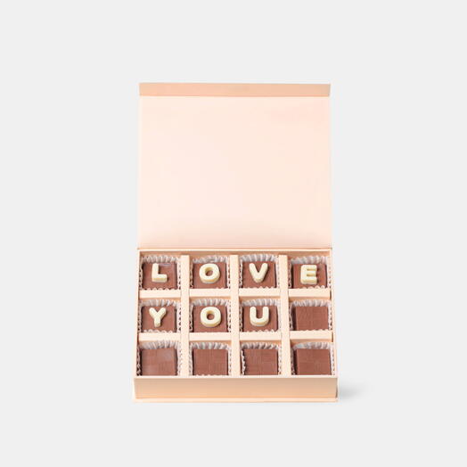 Шоколадные трюфели Люблю тебя