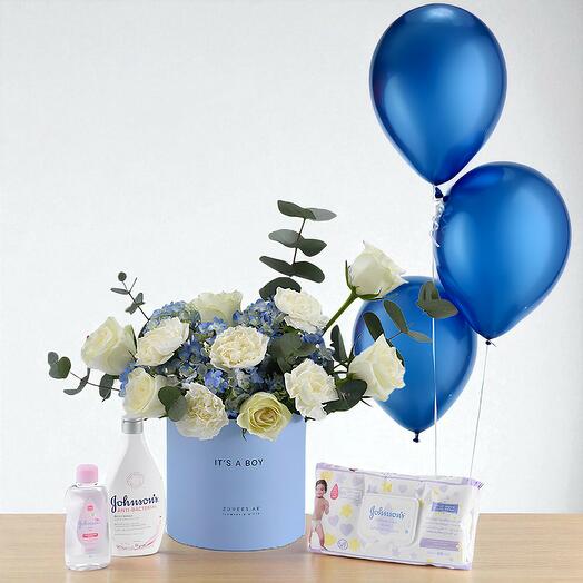 Подарочный набор для малыша-мальчика Безмятежные пожелания