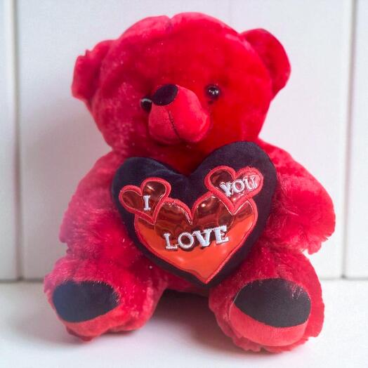 Baby Bear Plush Toy with Heart – Soft Cotton Teddy Gift for Kids   Loved Ones