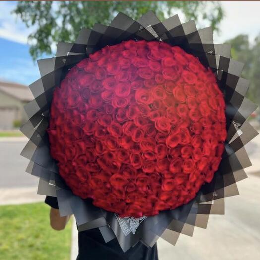 151 Rose rouge ardente