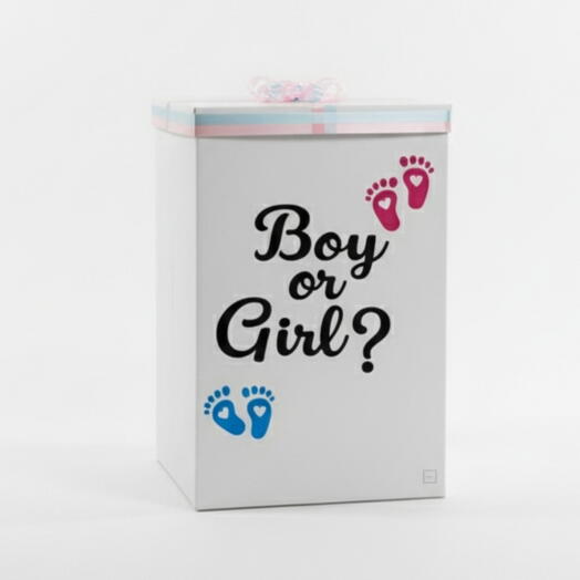 Gender Reveal Box - Its A Boy - Gender Announcement Box