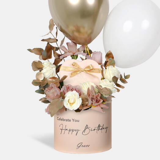 Joyful Birthday Large - Godiva (Chocolate - Small)