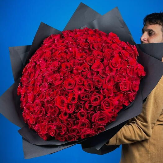 200 Red Rose Bouquet - Premium