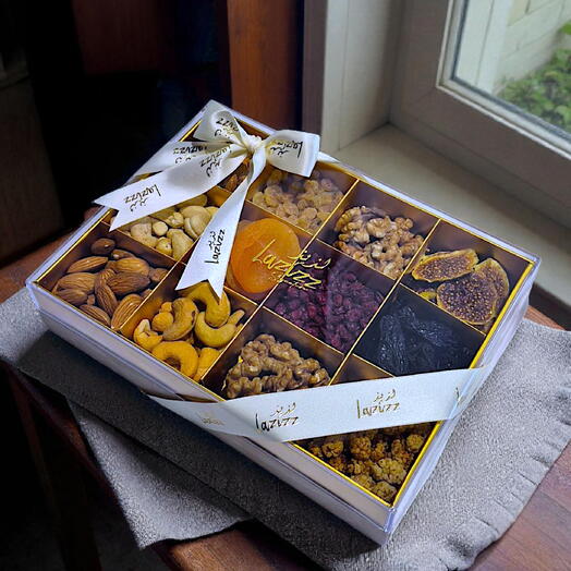 Velvet acrylic Dry fruits   nuts Gift 800g