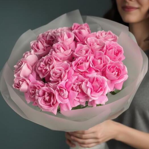 Ramo premium de 21 rosas rojas abiertas - Ecuador