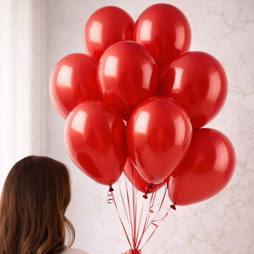 Набор из 10 гелиевых шаров