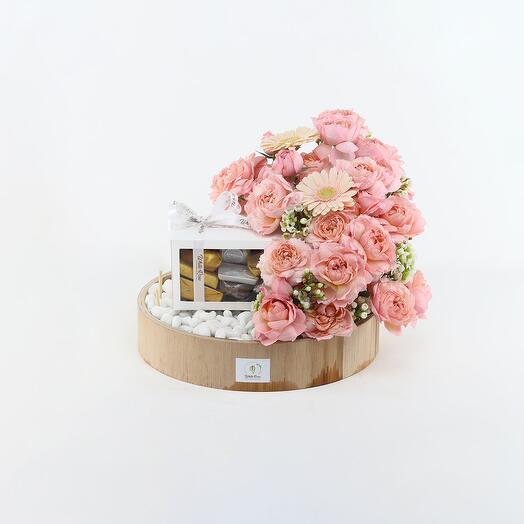 Chocolate - Julietta Flower Tray
