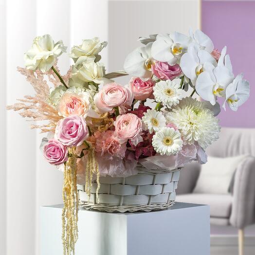 "Petal Harmony" Basket S