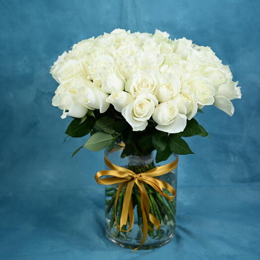 51 White Roses Vase-1908