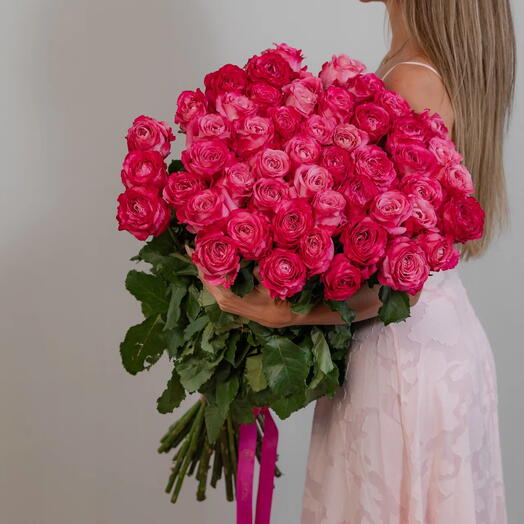 Purple Roses Bouquet 51