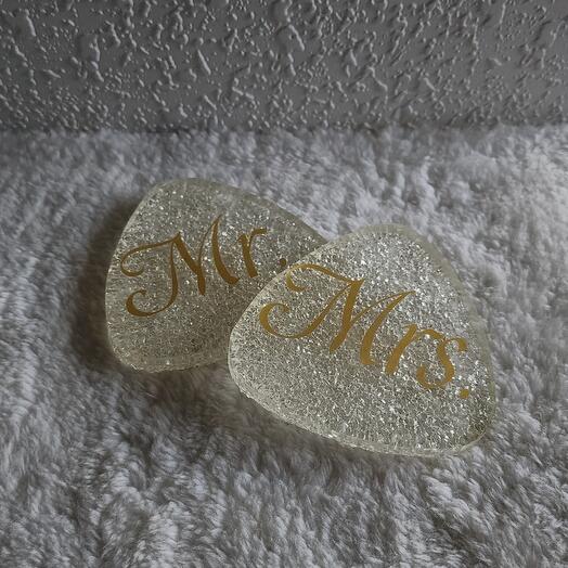 Набор подставок Мистер и Миссис