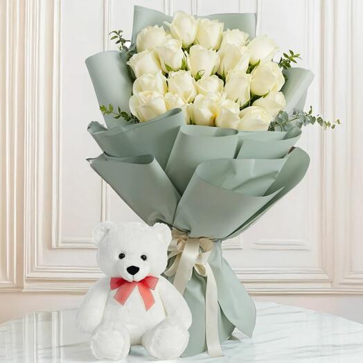 Nounours   Fleurs Harmonie