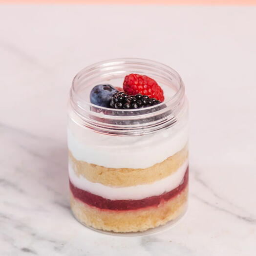 The Berry Affair Jar – Vegan Strawberry Shortcake