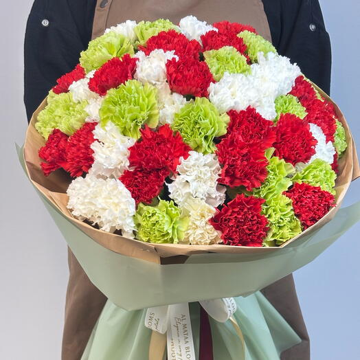 Tricolor Delight Carnation