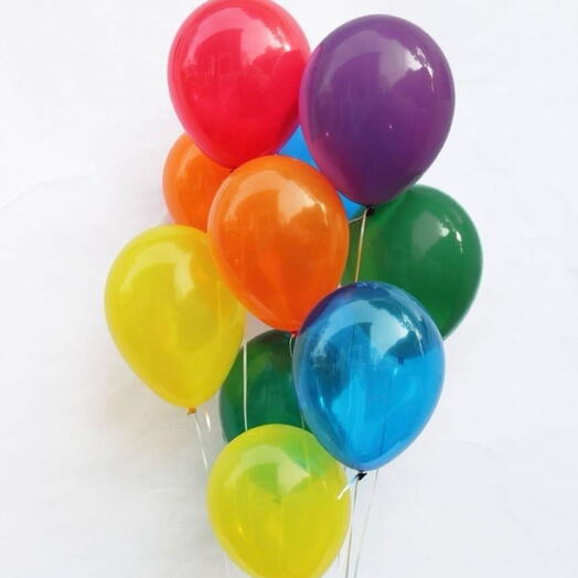 Набор разноцветных воздушных шаров