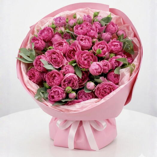 Peony Dream – 15 Pink Peony Roses
