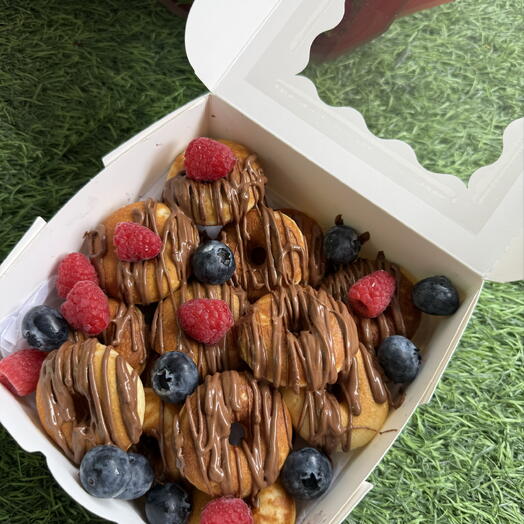 Сладкие ягодные кусочки с Нутеллой