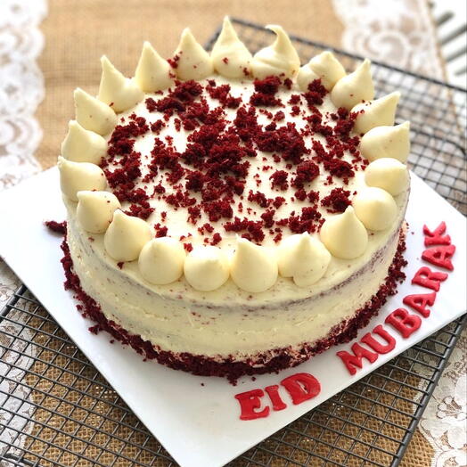 Delicious Red Velvet Eid Cake, 1 KG