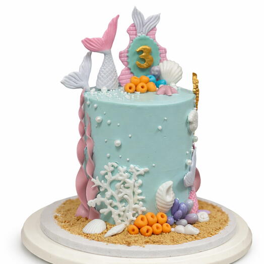 Mermaid Theme Cake