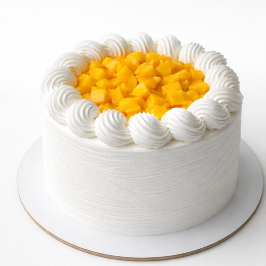 كعكة المانجو الطازجة