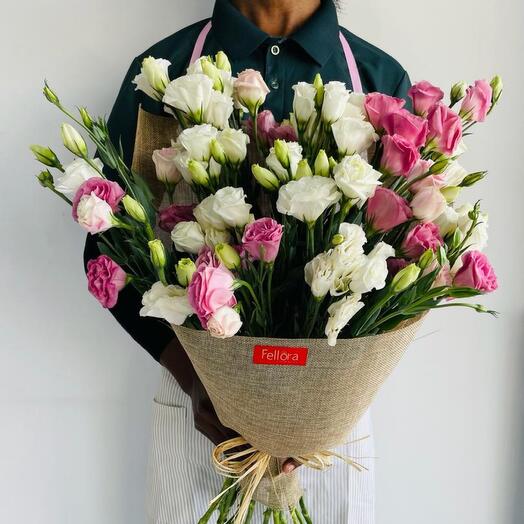 Смешанные букеты из эустомы - 547