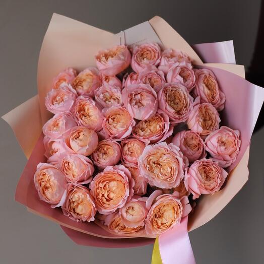 Juliet Pink Roses Bunch