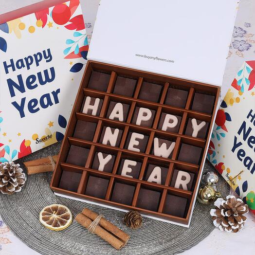 Happy New Year Chocolates By Sweecho