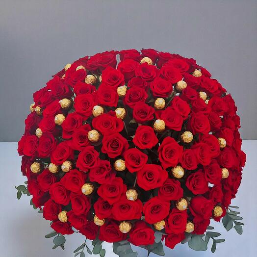 249 Roses with ferrero