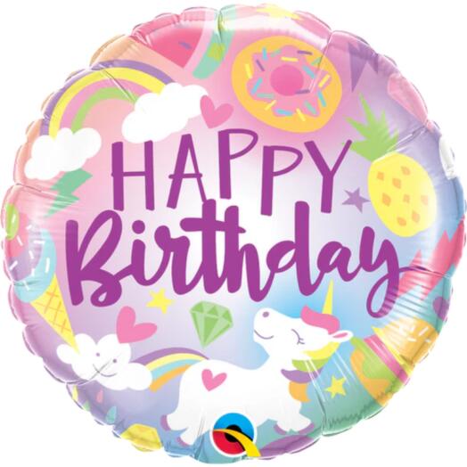 Fantastical Fun Birthday Single Foil Balloon