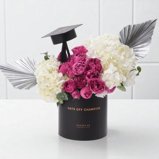 Crowned in Crimson Graduation Box