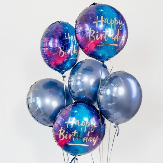 Birthday + Blue Foil Set | RC-BL505