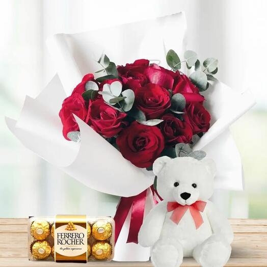 Комбо «Цветочное объятие»