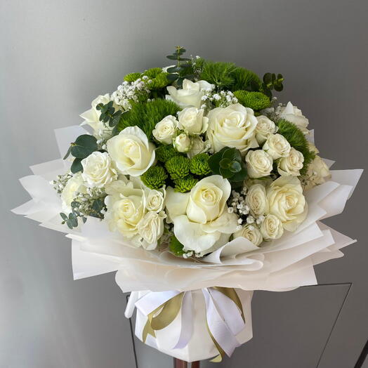 White Green Bouquet