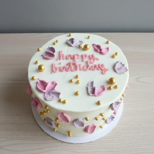 500g Designer Floral Cake | Chocolate Ganache with Elegant Bloom Topper