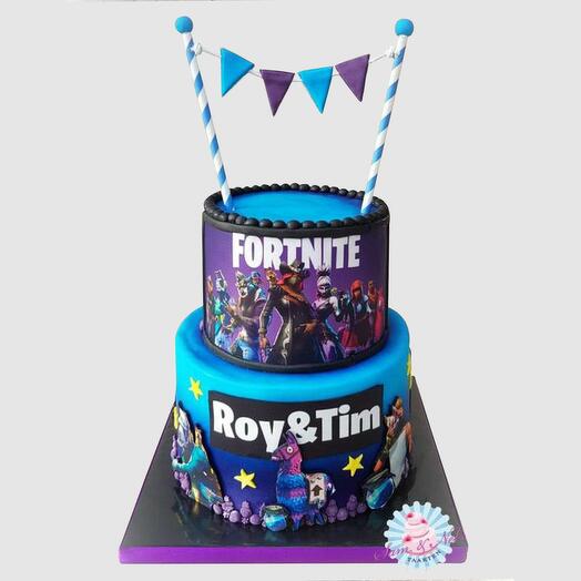 Gâteau Fortnite 2 étages