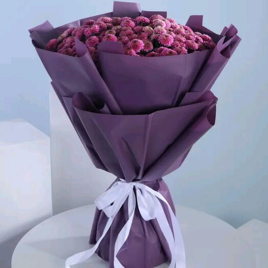 Букет из хризантем