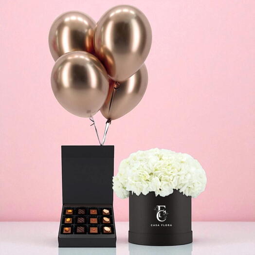 Wwhite Hydrangea Treat Bundle