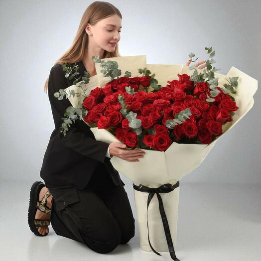 Ramo Royal Signature de 100 rosas