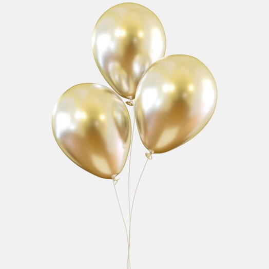 Набор золотых воздушных шаров