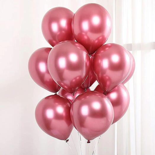 13 RoseGold  Chrome Balloons