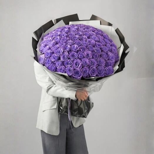Edward Cullen- Premium 101 Purple Rose Bouquet