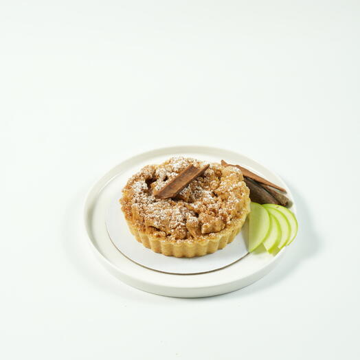 Пирог с яблочным крамблом