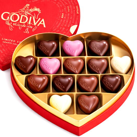 Assorted Chocolate Heart Box | Romantic Gift Dubai