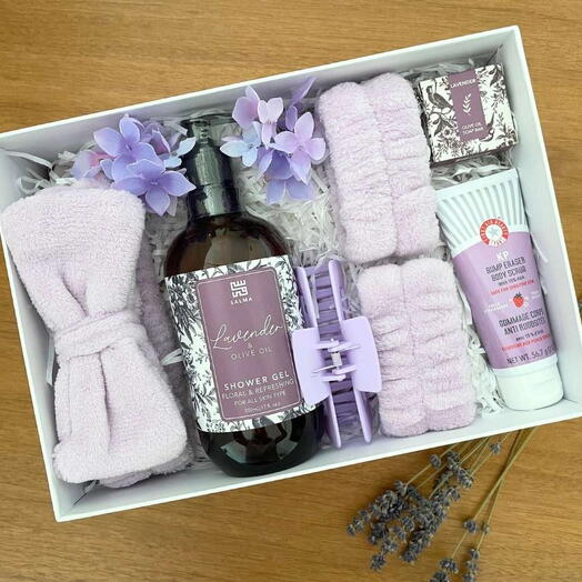 Подарочный набор для ухода с лавандой