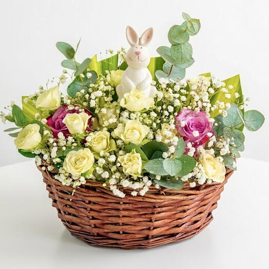 Пасхальная корзина Bunny Bloom