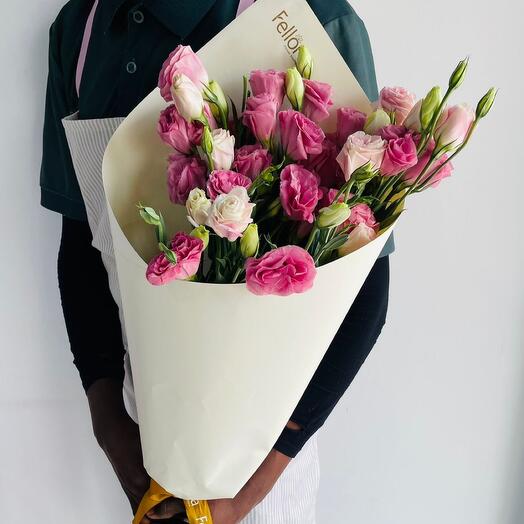 Bouquets de lisianthus roses-539